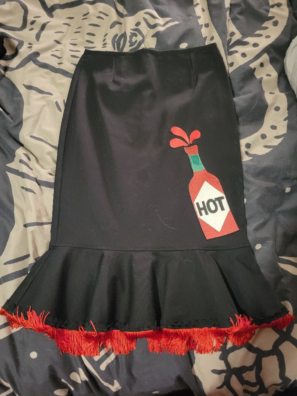 Rockabilly Hot Sauce Pencil Skirt